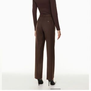 Aritzia Brown Straight Leg Pants